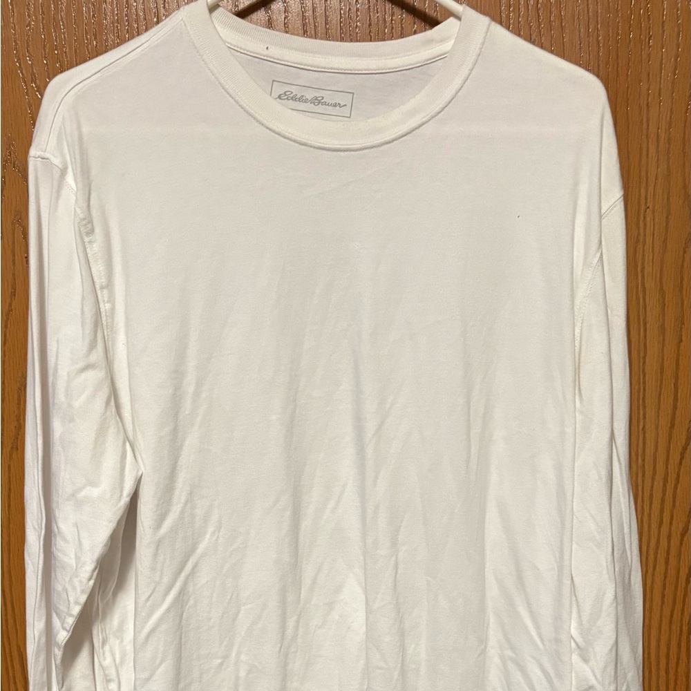 Eddie Bauer White Long Sleeve Tee